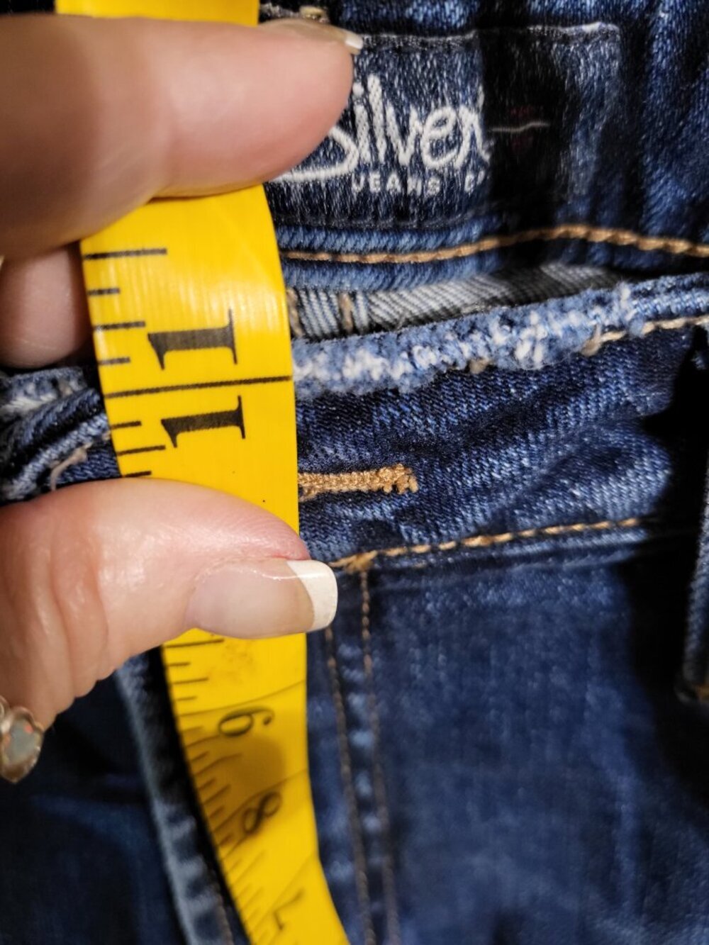 NWOT SILVER VINTAGE SLIM JEANS SZ 16 - Picture 7 of 10